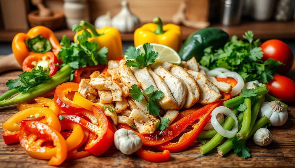 Ingredients for Air Fryer Fajitas