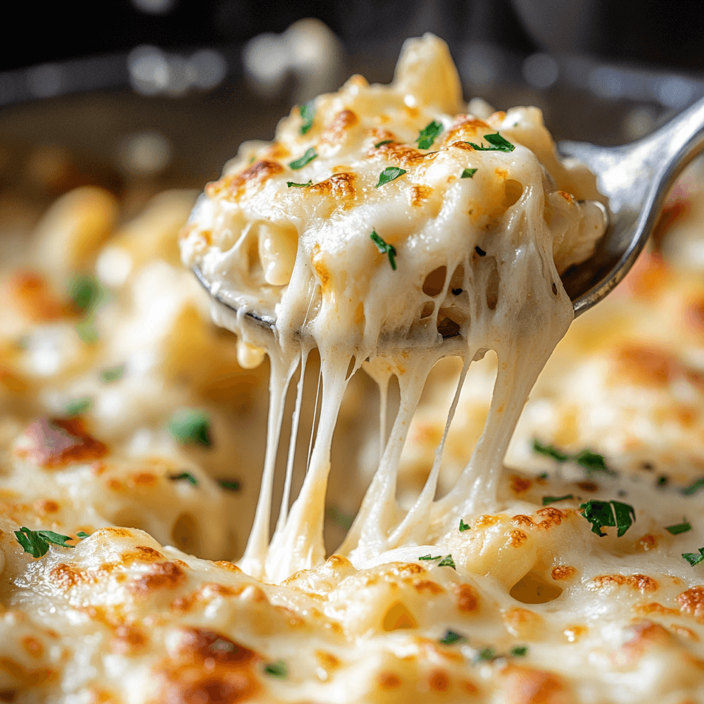 Creamy Cheese Close-Up