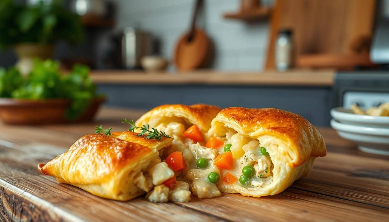 Crescent Roll Chicken Pot Pie