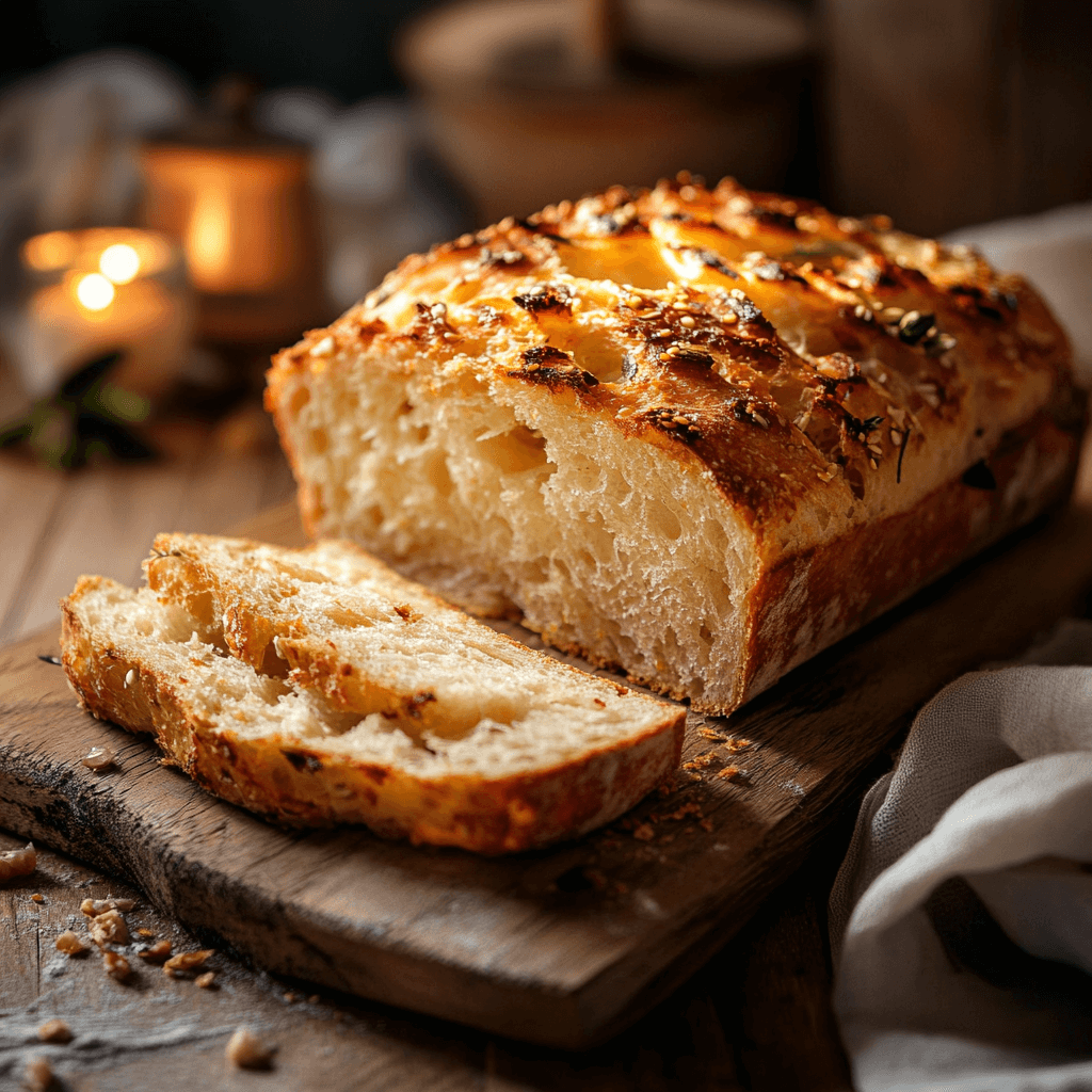 Garbage Bread ready to serve