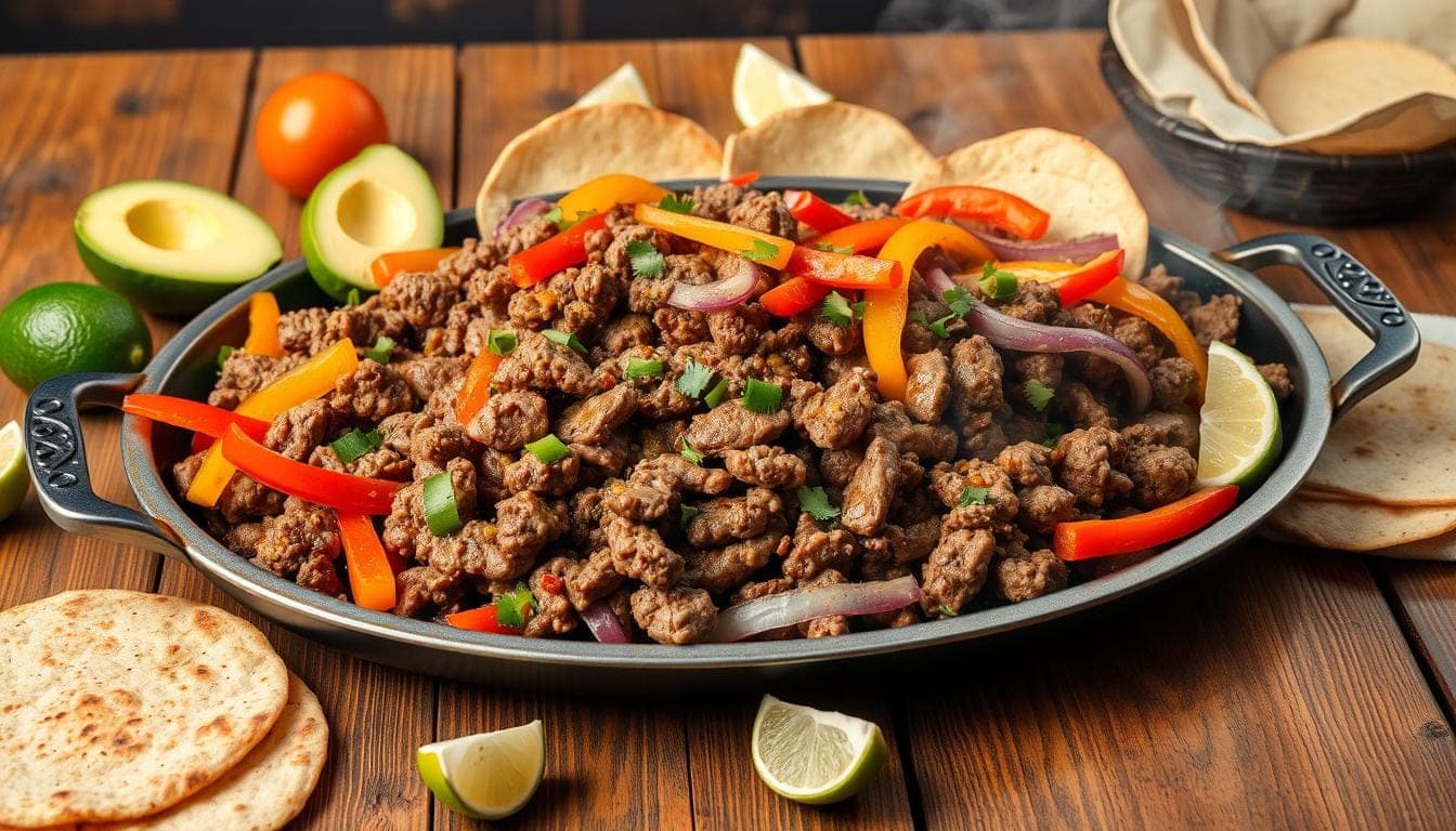 Ground Beef Fajitas