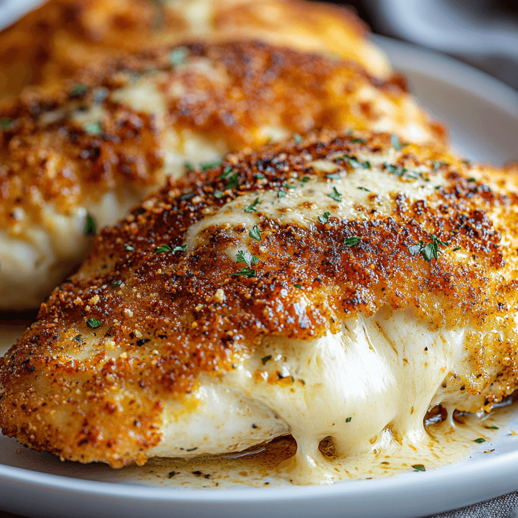 Close-Up of Longhorn Parmesan Crusted Chicken