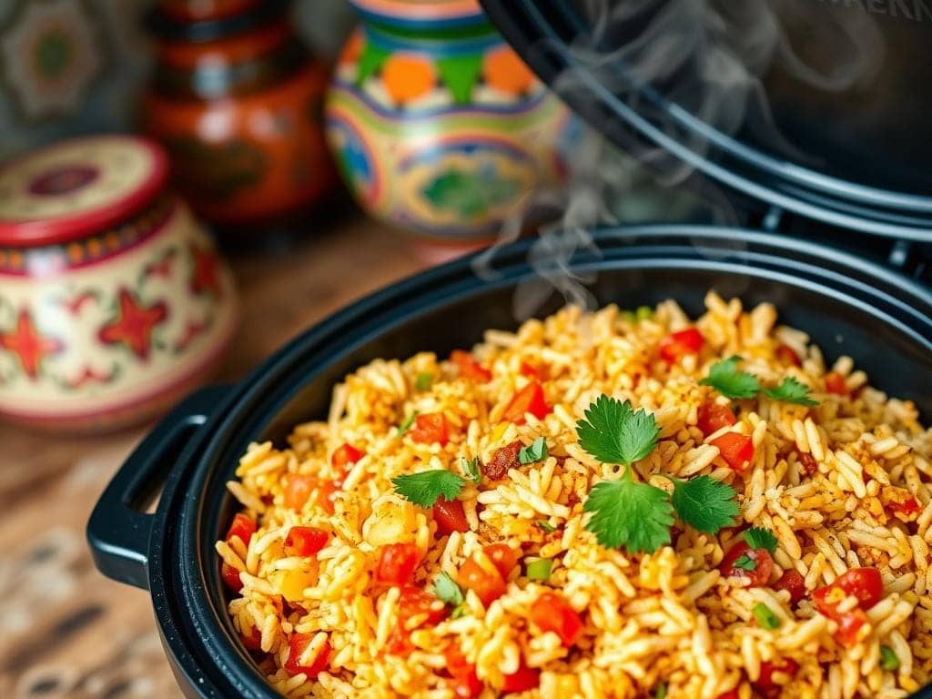 Mexican Rice in Rice Cooker