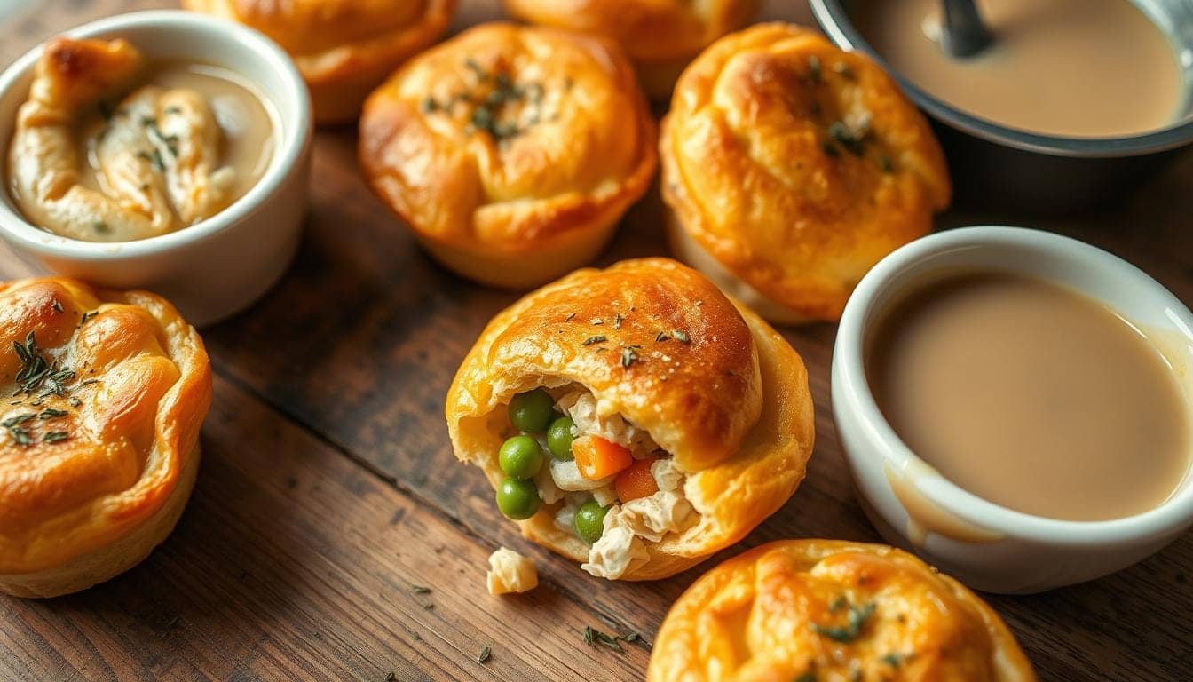 Mini Chicken Pot Pies Muffins