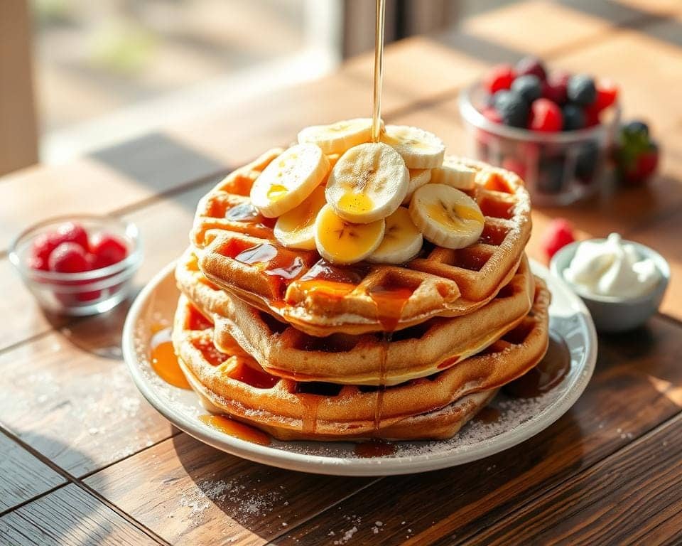 banana waffle