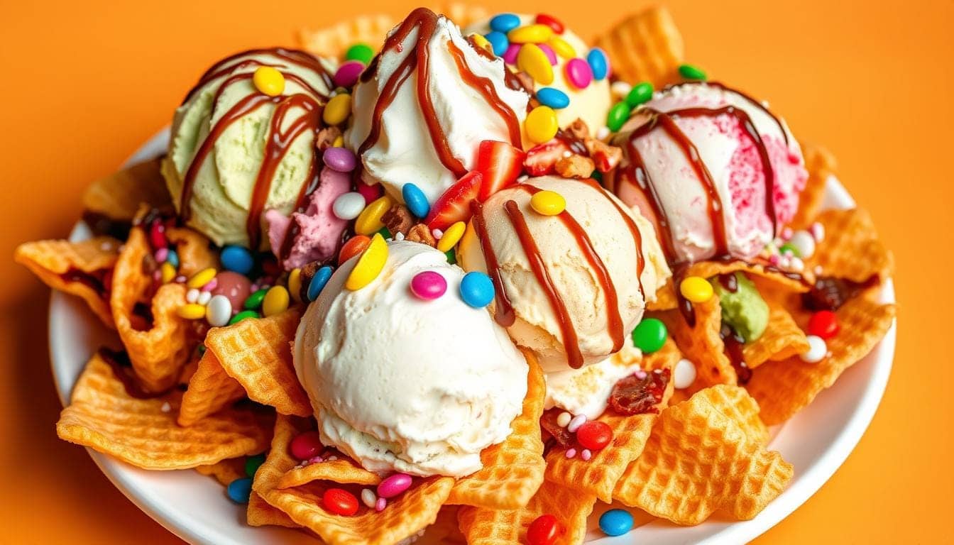 Ice cream nachos