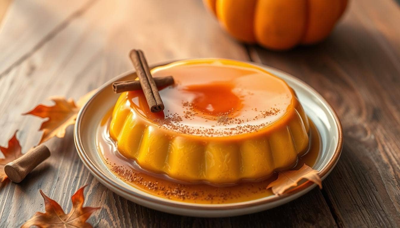 Pumpkin flan